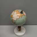 Deco 79 Marble Globe with Marble Base, 7" x 7" x 11", Teal