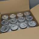 Eleganttime Wide Mouth Mason Jars 32 oz with Lids and Bands Set of 12 Jars,Quart Large Glass Mason Jars with Airtight Lids,Great for Canning,Fermentation and Preservation