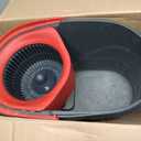 O-Cedar EasyWring Microfiber Spin Mop, Bucket Floor Cleaning System, Red, Gray, Standard