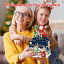 Christmas Party Gifts, 4 Pack Christmas Money Box for Cash Gift Pull, Surprise Money Holders with 200Pcs Transparent Bags, DIY Fun Cash Box for Women Men Girls Boys Kids Adults Mom Dad (Red+dark Red+blue+dark Blue)