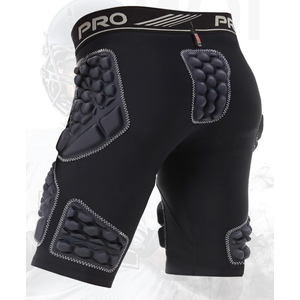 7-Pad Football Girdle for Men, Adult Football Girdle, Integrated Hip, Tailbone, Thigh Pads Girdles, Size XL