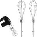 2pcs Hand Mixer Beaters Attachments Compatible with Black & Decker, Universal Stainless Steel Hand Mixer Turbo Beaters Replacement Cooking and Baking Tool Accessory for Kitchen