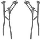 Banquet Tables Pro Narrow 13 Inch Wide Wide Heavy Duty Folding Table Legs