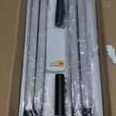 NIORSUN 27.6 Inch Battery Operated Wall Sconce Set of 2, Black-Gold Round Base Rechargeable Wall Lights with Remote, 3CCT Dimmable Wireless Wall Sconces for Living Room Bedroom Hallway