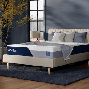 Nectar Classic 12 Twin Mattress - Medium Firm - Contouring Memory Foam - Cooling Top Layer - Back Pain Relief - Mattress in a Box - 