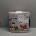 LIANYU 6 PCS Large Mixing Bowls with Visible Lids Set, Size 7, 3.5, 2.5, 2, 1.5, 1QT, Stainless Steel Kitchen Metal Nesting Bowls for Cooking, Baking, Serving, Freezer & Dishwasher Safe, Khaki