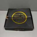 13" Oak Wood Lazy Susan Organizer, Lazy Susan for Cabinet Dining Table Pantry Wood Turntable Organizer Tray for Coffee Table Kitchen Countertop Salt Pepper Spice Organization and Storage Round Black