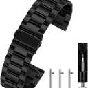 Quick Release Watch Strap,16mm 18mm 20mm 22mm 24mm Premium Solid Stainless Steel Watch Band Replacement