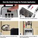 Master Lock Black Outdoor Key Lock Box with Push Buttons to Hide a Key, Easily Set, Share, and Change Combination for Tenants, Guests, Clients, Move Between Listings, 5422E