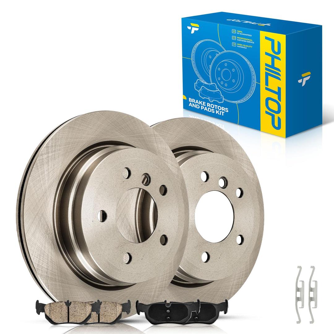 PHILTOP Front & Rear Brake Kit for Ford F150 2012-2020