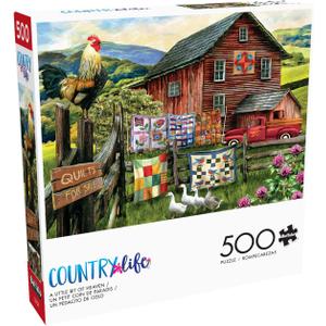 Buffalo Games - 500 Piece Jigsaw Puzzle Tom Wood A Little Bit of Heaven, Made in USA, Premium Recycled Board, Full-Color Poster