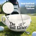 Fathers Day Golf Gifts for Dad, Men, Husband from Daughter, Son, Wife - Funny Golf Gift for Golfers - The Golf Father Mug - 16Oz