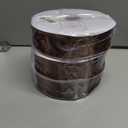 3 x 1 1/2 inch Brown Ribbon,100 Yards 1-1/2 inch Brown Satin Ribbon Solid Fabric Ribbon for Gift Wrapping Floral Bouquets Wedding Home Party Decoration
