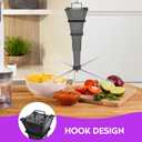 Fly Fans for Tables, Fly Repellent Fan Keep Flies Away, Battery Powered Bug Fans with Holographic Blades for Picnic, BBQ, Restaurant, Party and Kitchen, Indoor and Outdoor 4 Pack