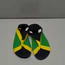 Water Shoes for Women and Men Quick-Dry Swim Beach Shoes for Outdoor Surfing Yoga Exercise Jamaica Flag Caribbean Reggae Rasta (8.5-9 Women/7.5-8 Men)