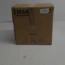 Emak 11 Inch Brushed Gold Flush Mount Ceiling Light Fixture, 2-Light Fixtures Ceiling Mount with Milk Glass Shades for Hallway, Kitchen, Bathroom, Dining Room, FM082-GD-ML