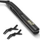 JINRI 0.8 Inch Hair Straightener Titanium Plate Medium-Sized Flat Iron,Perfect Travel Size Hair Straightener Dual Voltage