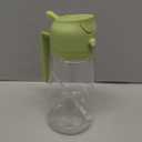 TrendPlain 16oz/470ml Glass Olive Oil Sprayer for Cooking  2 in 1 Olive Oil Dispenser Bottle for Kitchen Gadgets and Air Fryer Accessories, Salad, BBQ - Black