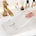 1 Tier Corner Bathroom Counter Organizer, Cosmetic Skincare ，Bathroom Countertop Perfume Tray Vanity, Kitchen Spice Corner Storage Shelf
