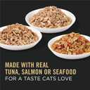 Purina Pro Plan Wet Cat Food in Gravy, Seafood Variety Pack, (2x12) 3 oz (EXP 05/31/28)