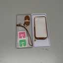 Phone Case for iPhone 15 6.1 inch Wallet Cell Cover with Tempered Glass Screen Protector Wrist Crossbody Strap Lanyard Stand RFID Blocking Credit Card Holder i Phone15 i15 15Case Women Men Girls Brown