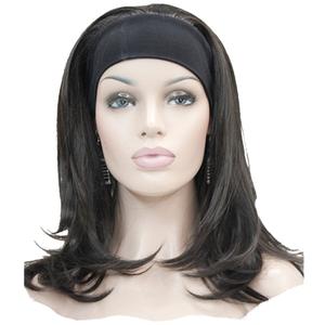 Lydell Long Straight Wave Headband Synthetic Wigs (Dark Brown) (4# Dark Brown)