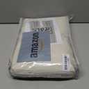 100% Blackout Curtains 84 Inch Length 2 Panels Set Neutral Boho Linen Farmhouse for Bedroom Windows Living Room Darkening Thermal Insulated Drapes Natural Cream Ivory 7ft Long Back Tab Pleated Pocket,  52"W x 84"L (Pack of 2), Natural