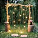 Baocicco 8x8ft Rustic Wedding Backdrops for Photography Engagement Ceremony Yard Garden Park Forest Wedding Decorations Countryside Style Party Photo Backdrop Birthday Girls Couples Studio Props