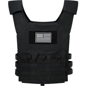 Tactical Vest Youth Army Costume,Adjustable Training Protective Outdoor Vest,Suitable for Airsoft Paintball Game Equipment