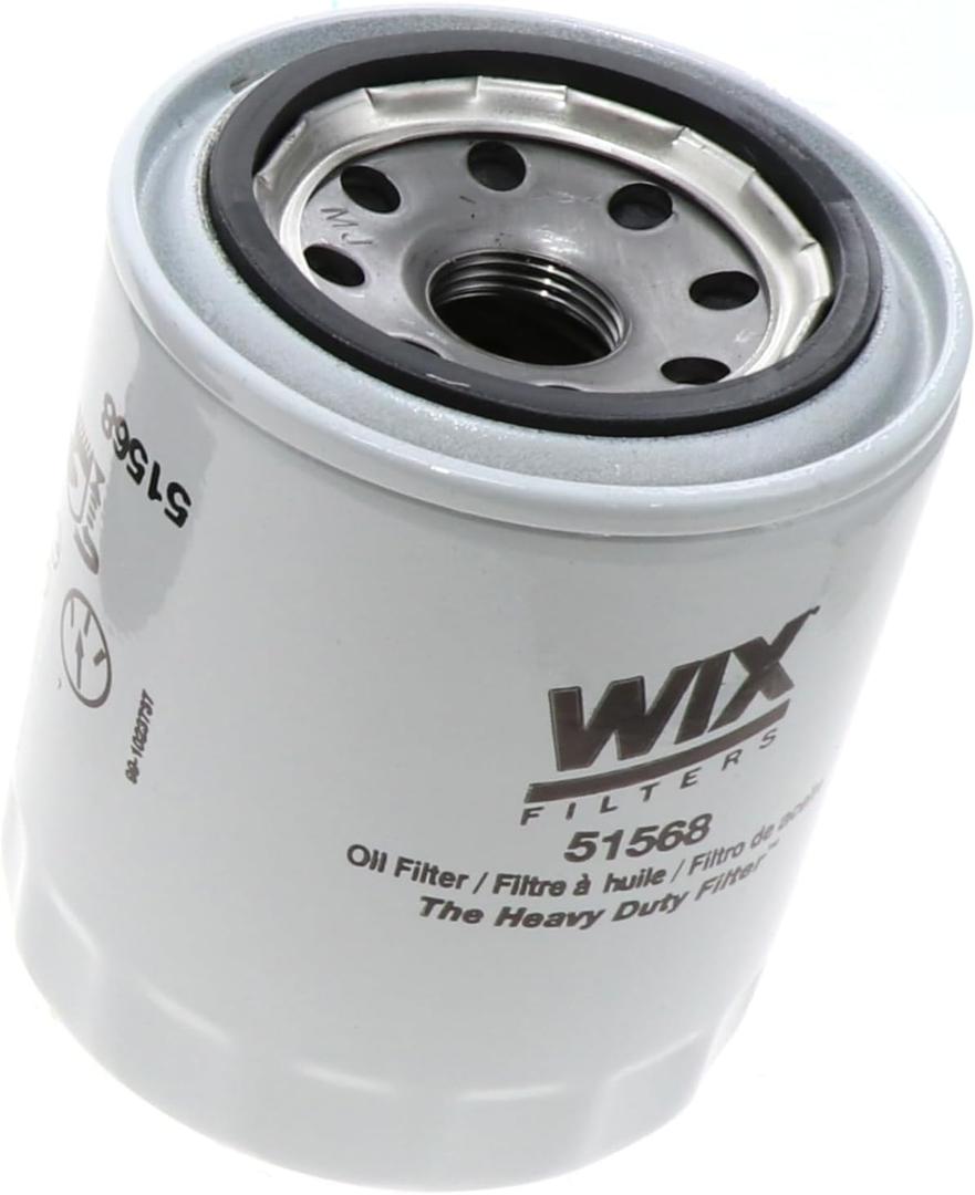 WIX 51568 Oil Filter Replacement, Built for Synthetic and High Mileage Oil - Compatible with Komatsu Equipment, Yanmar Engines