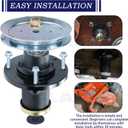 539131898 Spindle Assembly with 539113300 Pulley Replaces Husqvarna 539131898 Husqvarna Spindle Assembly for Husqvarna MZ61, MZ 61, MZT61, MZT 61, MZ T 61, M-ZT-61, MZ6128, MZ 6128 Lawn Mower