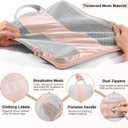 OlarHike 8 Set Compression Packing Cubes for Travel Gifts Mom Women,Luggage Clothes Organizer for Travelers,Airplane/Cruise/Car/Train Travel Essentials,Compressible Expandable Saver Space Bags(Beige)