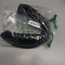 3D Steering Wheel Cover Great Grip with 3D Honeycomb Hole, Anti-Slip Sporty Design, Universal 15 inch (All Black)