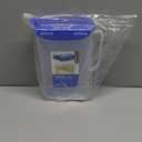 LocknLock Aqua Fridge Door Water Jug with Handle BPA Free Plastic Pitcher with Flip Top Lid Perfect for Making Teas and Juices, 3 Quarts, Blue (96 Ounces)