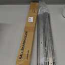 1 Pair Heavy Duty Locking Drawer Slides with Lock 12 14 16 18 20 22 24 26 28 30 32 34 36 38 40 Inch 150 lb Load Capacity Side Mount Full Extension Ball Bearing Rail Runnerwith Lock,18 inch