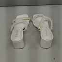 Avidirk Women's Square Open Toe Heeled Sandals Two Strap Mules Slip On Block Chunky Mid Heels Sandals, Size 8