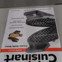 Cuisinart Waffle Maker, 1250W Round Classic Waffle Iron, 5-Setting Adjustable Browning Control, WMR-CANAS, Brushed Stainless