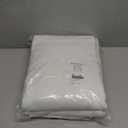 NICETOWN 100% Blackout Curtain Panels, Rod Pocket Window Curtains with Black Liner for Nursery, 84 inches Drop Cold and Full Light Blocking Draperies (White, 2 Pieces, 52 inches Wide Each Panel)