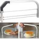 Cake Leveler,3 Blades Adjustable Cake Slicer Stainless Steel, 20.9"