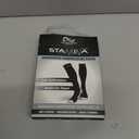 Physix Gear Compression Socks 20-30 mmHg - Men & Women - Running, Nurses, Shin Splints, Flight, Travel (XXL, Black/Grey)