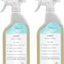 naturally it's clean Carpet Stains & Odors Cleaner; Plant Based Enzyme Safely Cleans Pet/Food Stains, Grease & Ink from Carpets, Rugs, Upholstery & Drapery, 24oz Spray Bottle x 2 Pack