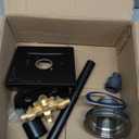 Glacier Bay Modern Square Tub and Shower, Bronze HD873X-6227D