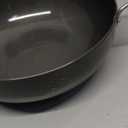 SHRIYA Hard Anodized Kadai 2 Liter with Stainless Steel Lid Heavy Duty Deep Fry Pan for Indian Cooking Gas Stove Compatible Cookware Durable Nonstick Surface with Cool Handles (3mm)