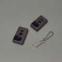 2 for Sears Craftsman Garage Door Remote 139.53680/139.53681/HBW1255/139.53879/139.53859, Work with RED/Orange Learn Button (1997-2005)Green Learn Button(1993-1995/1997)