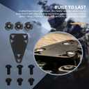 Cross Platform Adapter for Blackhawk to Safariland Holster and QLS, Molle Conversion Kit for Thigh and Drop Leg Holsters, Black