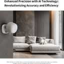 Aqara Zigbee Presence Sensor FP1E, mmWave Radar Wired Motion Sensor, AI Spatial Learning, Supports HomeKit, Alexa, Google Home, Matter Over Bridge, Requires Aqara Zigbee 3.0 Hub