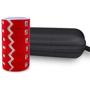 Sports Agility Lights Training Kit, Reaction Training Light, 6 Lights, 4 Modes, 4 Light Colours, with Remote Control, for Improve Speed, Agility, Reaction Time