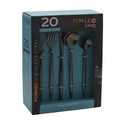 Towle Living Black Shea 20Pc Set