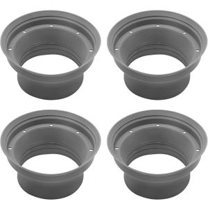 RECOIL SPB65K 4 Pack Foldable Silicone 6.5 Car Speaker Baffle Kits, for Sound Quality Improvement and Speaker Protection, Four Pieces