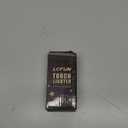 LcFun Torch Lighter 2 Pack Windproof Adjustable Single Jet Flame Butane Lighter Refillable Gas Lighter for Candle Camping Grill BBQ Fireplace (Butane Not Included) (Double Black)